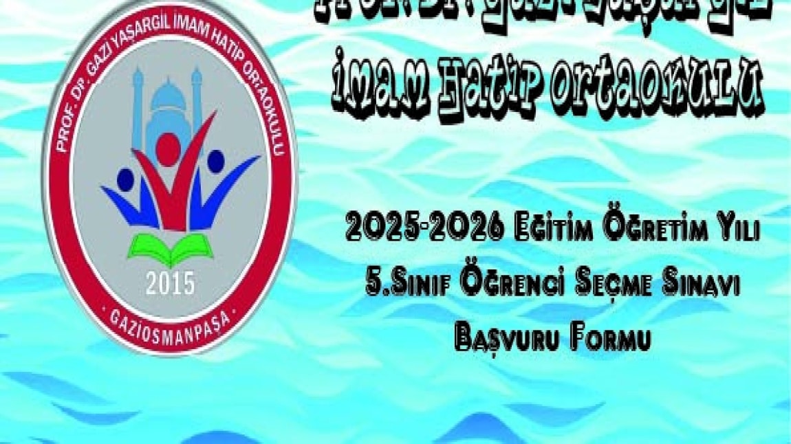 2025-2026 EĞİTİM- ÖĞRETİM YILI 5.SINIF ÖĞRENCİ SEÇME SINAVI